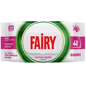 FAIRY NAWILŻONE CHUSTECZKI 100SZT -  LILY