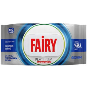 FAIRY NAWILŻONE CHUSTECZKI 100SZT -  PLATINIUM ANTYBAKTERYJNE