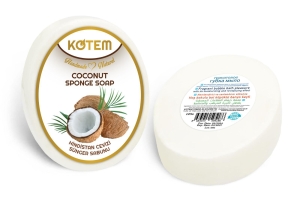 GBR KOTEM MYDŁO W GĄBCE - KOKOS