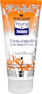 BELLE JARDIN ŻEL PEELINGUJĄCY DO TWRZY YOUNG HAPPY POMARAŃCZOWY 200ml