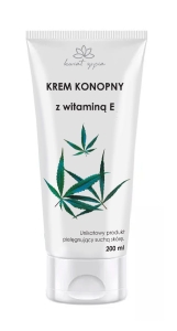 KREM KONOPNY Z WITAMINĄ E